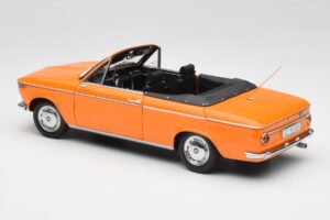 BMW 1600 Cabriolet Orange Minichamps 1:18 100021030-O Diecast - image 7 of 8