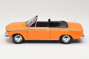 BMW 1600 E10 Cabriolet Orange Minichamps 1:18 100021030 Diecast - image 4 of 8