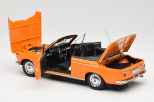 BMW 1600 E10 Cabriolet Orange Minichamps 1:18 100021030 Diecast - image 5 of 8