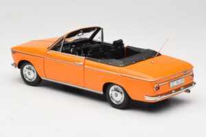 BMW 1600 E10 Cabriolet Orange Minichamps 1:18 100021030 Diecast - image 7 of 8
