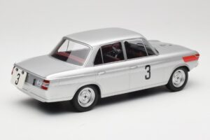 BMW 1800 TiSA #3 D. Glemser / J. Ickx 24 Hours of Spa 1965 Minichamps 1:18 155652903 Diecast - image 2 of 6