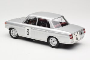 BMW 1800 TiSA #6 J. Munaron / K. Eppelein 24 Hours of Spa 1965 Minichamps 1:18 155652906 Diecast - image 5 of 6
