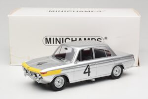 BMW 1800 TiSA #4 J. Ickx / J. van Ophem 24 Hours of Spa 1965 Winners Minichamps 1:18 107652504 Resin - image 6 of 6