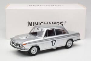 BMW 2000 Ti #17 J. Ickx / H. Hahne 24 Hours of Spa 1966 Winners Minichamps 1:18 107662517 Resin - image 6 of 6