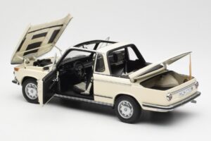 BMW 2002 Baur Cabriolet E10 Chamonix White AUTOart 1:18 70532 Diecast - image 5 of 8