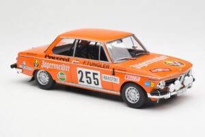 BMW 2002 Jagermeister #255 W. Stiller Rally Monte Carlo 1973 IXO 1:18 18RMC165 Diecast - image 4 of 6