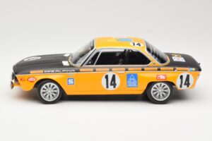 BMW 2800 CS BMW Alpina #14 H. Kelleners / G. Huber Winners 24 Hours of Spa 1970 Minichamps 1:18 155702714 Diecast - image 3 of 6