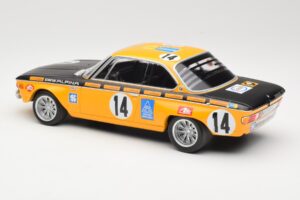 BMW 2800 CS BMW Alpina #14 H. Kelleners / G. Huber Winners 24 Hours of Spa 1970 Minichamps 1:18 155702714 Diecast - image 5 of 6
