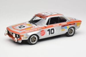 BMW 2800 CS Team Schnitzer #10 J. Fitzpatrick / J. Peltier Spa 1972 Minichamps 1:18 155722710 Diecast