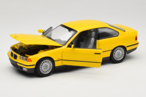 BMW 3 Series E36 Coupe Yellow UT Models 1:18 180023320 Diecast - image 2 of 8