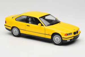 BMW 3 Series E36 Coupe Yellow UT Models 1:18 180023320 Diecast - image 6 of 8
