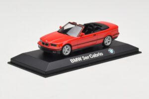 BMW 3 Series E30 Cabriolet Red Minichamps 1:43 80429421500 Diecast - image 2 of 4