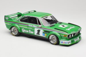 BMW 3.0 CSL E9 #1 Alpina G. Nilsson / D. Quester Winners Nürburgring 1977 Minichamps 1:18 155772501 Diecast - image 4 of 6