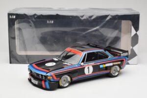 BMW 3.0 CSL E9 #1 BMW Motorsport H-J. Stuck Winner Norisring Trophy 1974 Minichamps 1:18 155742691 Diecast - image 6 of 6