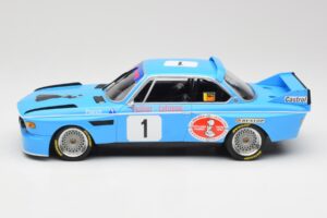 BMW 3.0 CSL E9 #1 Precision Liegeoise J. Peltier / C. Lafosse Winners 4 Hours Monza 1974 Minichamps 1:18 155742681 Diecast - image 5 of 6