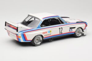 BMW 3.0 CSL E9 #12 BMW Motorsport C. Amon / H-J. Stuck Winners 6 Hours Nurburgring 1973 Minichamps 1:18 155732612 Diecast - image 2 of 6