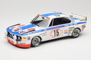 BMW 3.0 CSL E9 #15 BMW Alpina J. Peltier / H. Menzel 24 Hours of Spa 1973 Minichamps 1:18 155732695 Diecast
