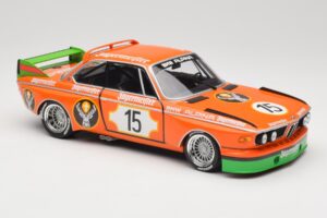 BMW 3.0 CSL E9 #15 Jägermeister Racing N. Lauda / G. Joisten 6 Hours Nurburgring 1973 Minichamps 1:18 155732615 Diecast - image 4 of 6