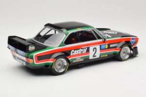 BMW 3.0 CSL E9 #2 Luigi Racing J-M. de Wael / A. de Fierlant Winners GP Nurburgring 1976 Minichamps 1:18 155762502 Diecast - image 2 of 6