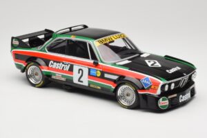 BMW 3.0 CSL E9 #2 Luigi Racing J-M. de Wael / A. de Fierlant Winners GP Nurburgring 1976 Minichamps 1:18 155762502 Diecast - image 4 of 6
