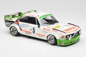 BMW 3.0 CSL E9 #5 Assoc Interim J-C. Chavan / A. Detrin Winners 24 Hours of Spa 1976 Minichamps 1:18 155762505 Diecast - image 4 of 6