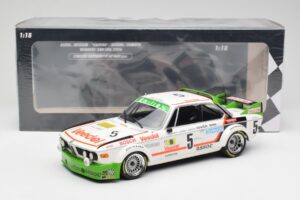 BMW 3.0 CSL E9 #5 Assoc Interim J-C. Chavan / A. Detrin Winners 24 Hours of Spa 1976 Minichamps 1:18 155762505 Diecast - image 6 of 6