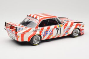 BMW 3.0 CSL E9 #71 Luigi Racing P. Xhenceval / J. Dieudonné 24 Hours of Le Mans 1977 Minichamps 1:18 155772571 Diecast - image 2 of 6