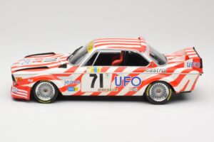 BMW 3.0 CSL E9 #71 Luigi Racing P. Xhenceval / J. Dieudonné 24 Hours of Le Mans 1977 Minichamps 1:18 155772571 Diecast - image 3 of 6