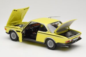 BMW 3.0 CSL E9 Yellow Minichamps 1:18 80430137980 Diecast - image 5 of 8