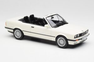 BMW 325i E30 Cabriolet Alpine White Norev 1:18 183213 Diecast - image 4 of 6