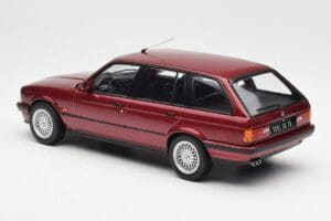 BMW 325i E30 Touring Red Metallic Norev 1:18 183218 Diecast - image 5 of 6