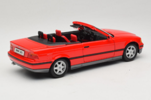 BMW 325i E36 Convertible Red Maisto 1:18 50229 Diecast - image 3 of 8