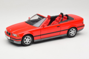 BMW 325i E36 Convertible Red Maisto 1:18 50229 Diecast