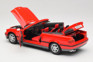 BMW 325i E36 Convertible Red Maisto 1:18 50229 Diecast - image 5 of 8