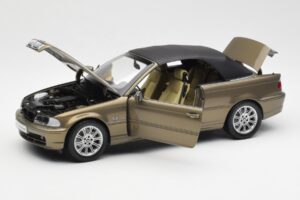 BMW 328Ci E46 Cabriolet Individual Brass Metallic Limited Edition Kyosho 1:18 80430395004 Diecast - image 2 of 8