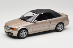 BMW 328i E46 Cabriolet Sand Beige Metallic Kyosho 1:18 80430009756 Diecast - image 3 of 9