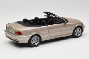 BMW 328i E46 Cabriolet Sand Beige Metallic Kyosho 1:18 80430009756 Diecast - image 4 of 9