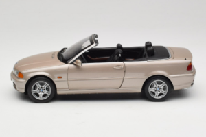 BMW 328i E46 Cabriolet Sand Beige Metallic Kyosho 1:18 80430009756 Diecast - image 5 of 9