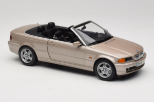 BMW 328i E46 Cabriolet Sand Beige Metallic Kyosho 1:18 80430009756 Diecast - image 7 of 9