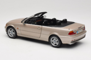 BMW 328i E46 Cabriolet Sand Beige Metallic Kyosho 1:18 80430009756 Diecast - image 8 of 9