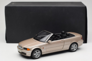 BMW 328i E46 Cabriolet Sand Beige Metallic Kyosho 1:18 80430009756 Diecast - image 9 of 9