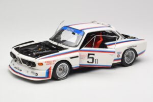 BMW 3.5 CSL E9 Gr.5 #5 K.W.M. Racing K. Miller / D. Cowart 6 Hours of Watkins Glen 1979 Minichamps 1:18 180792005 Diecast - image 2 of 8