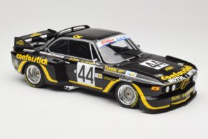 BMW 3.5 CSL E9 #44 A.S.P.M. Tanday Music J-C. Justice / J. Belin 24 Hours of Le Mans 1976 Minichamps 1:18 155762644 Diecast - image 4 of 6