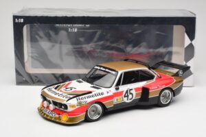 BMW 3.5 CSL E9 #45 Hermetite T. Walkinshaw / J. Fitzpatrick 24 Hours of Le Mans 1976 Minichamps 1:18 155762645 Diecast - image 6 of 6