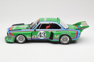 BMW 3.5 CSL E9 Schnitzer #43 D. Quester / A. Krebs 24 Hours of Le Mans 1976 Minichamps 1:18 155762643 Diecast - image 3 of 6
