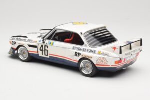 BMW 3.5 CSL E9 #46 Team Brock P. Brock / F. Muir / J. Aubriet 24 Hours of Le Mans 1976 Minichamps 1:18 153762646 Diecast - image 5 of 6