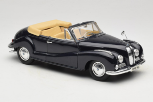 BMW 502 Cabriolet Black Maisto 1:18 31817 Diecast - image 6 of 8
