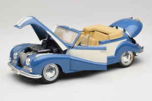 BMW 502 Cabriolet Blue Tchibo 1:18 45396 Diecast - image 2 of 8