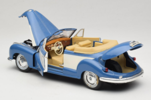 BMW 502 Cabriolet Blue Tchibo 1:18 45396 Diecast - image 5 of 8