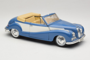 BMW 502 Cabriolet Blue Tchibo 1:18 45396 Diecast - image 6 of 8